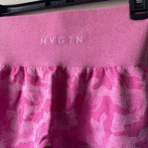 NVGTN Bubble Gum Pink Camo Seamless Shorts